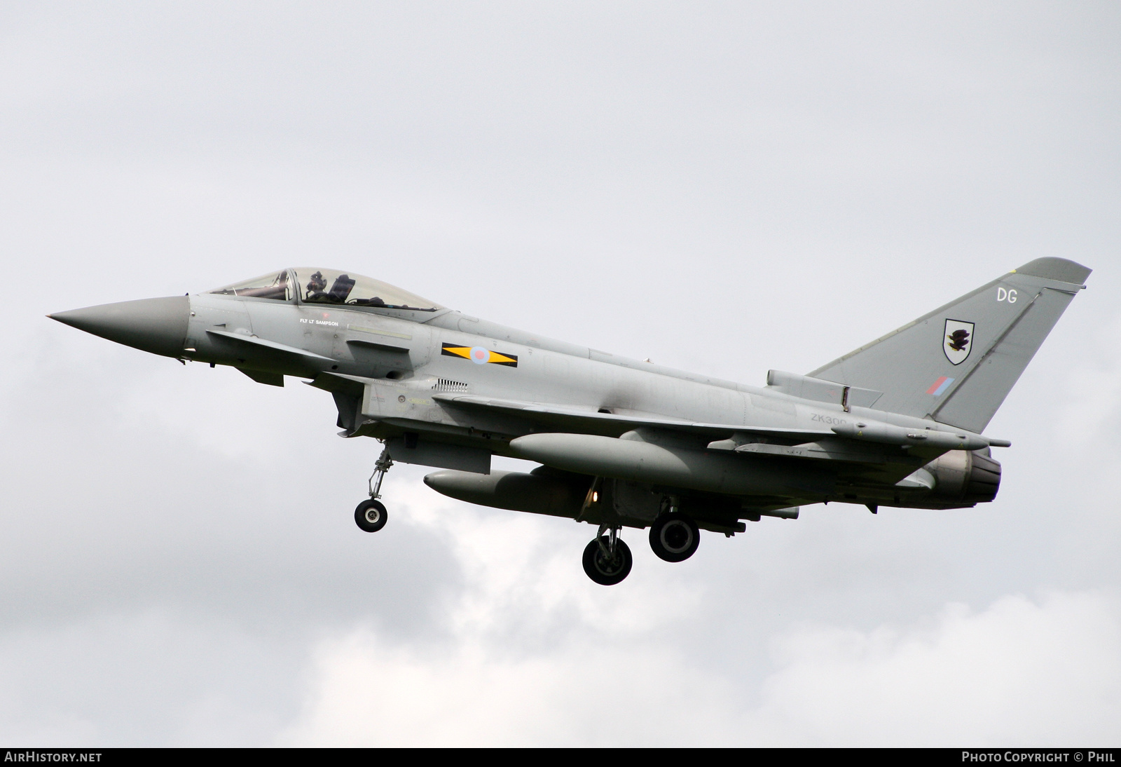 Aircraft Photo of ZK300 | Eurofighter EF-2000 Typhoon FGR4 | UK - Air Force | AirHistory.net #215079