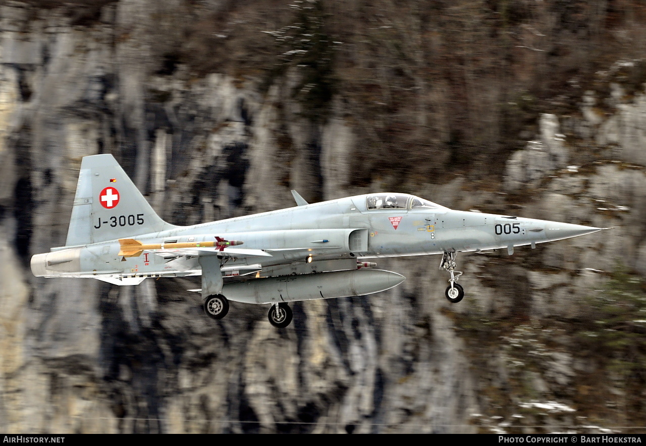 Aircraft Photo of J-3005 | Northrop F-5E Tiger II | Switzerland - Air Force | AirHistory.net #215097