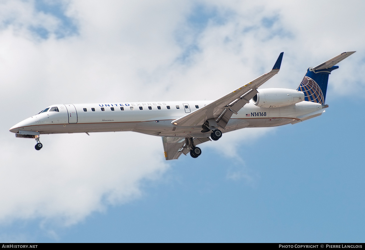 Aircraft Photo of N14168 | Embraer ERJ-145XR (EMB-145XR) | United Express | AirHistory.net #215098