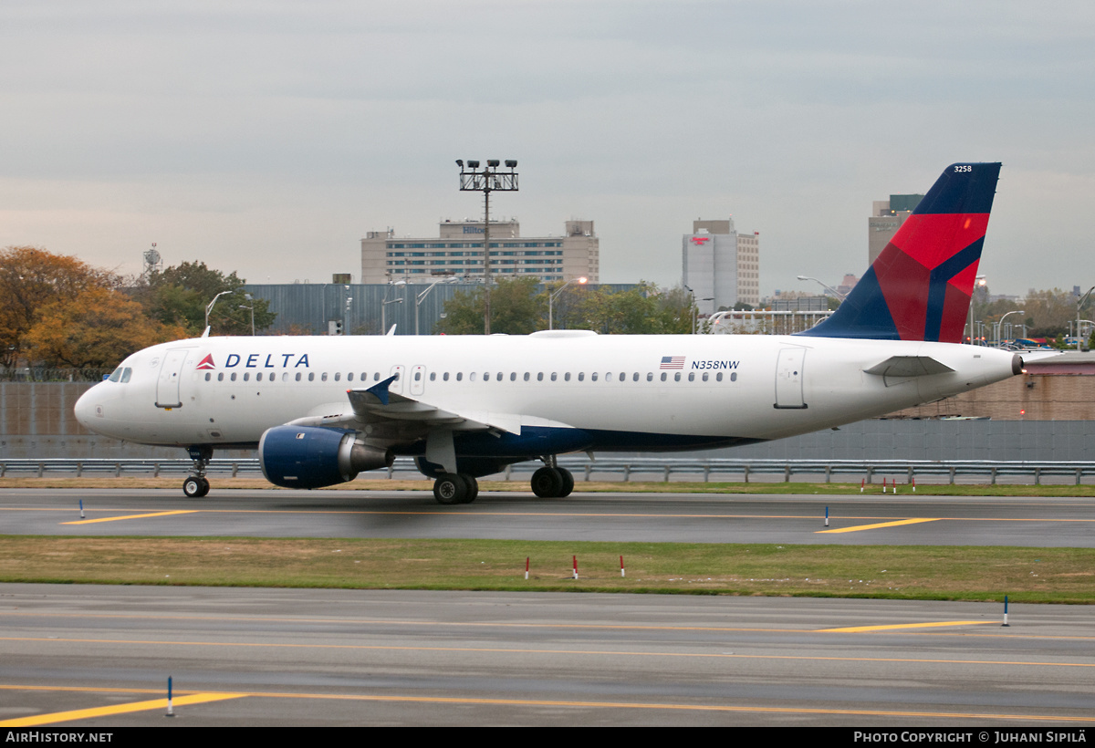 Aircraft Photo of N358NW | Airbus A320-212 | Delta Air Lines | AirHistory.net #215130