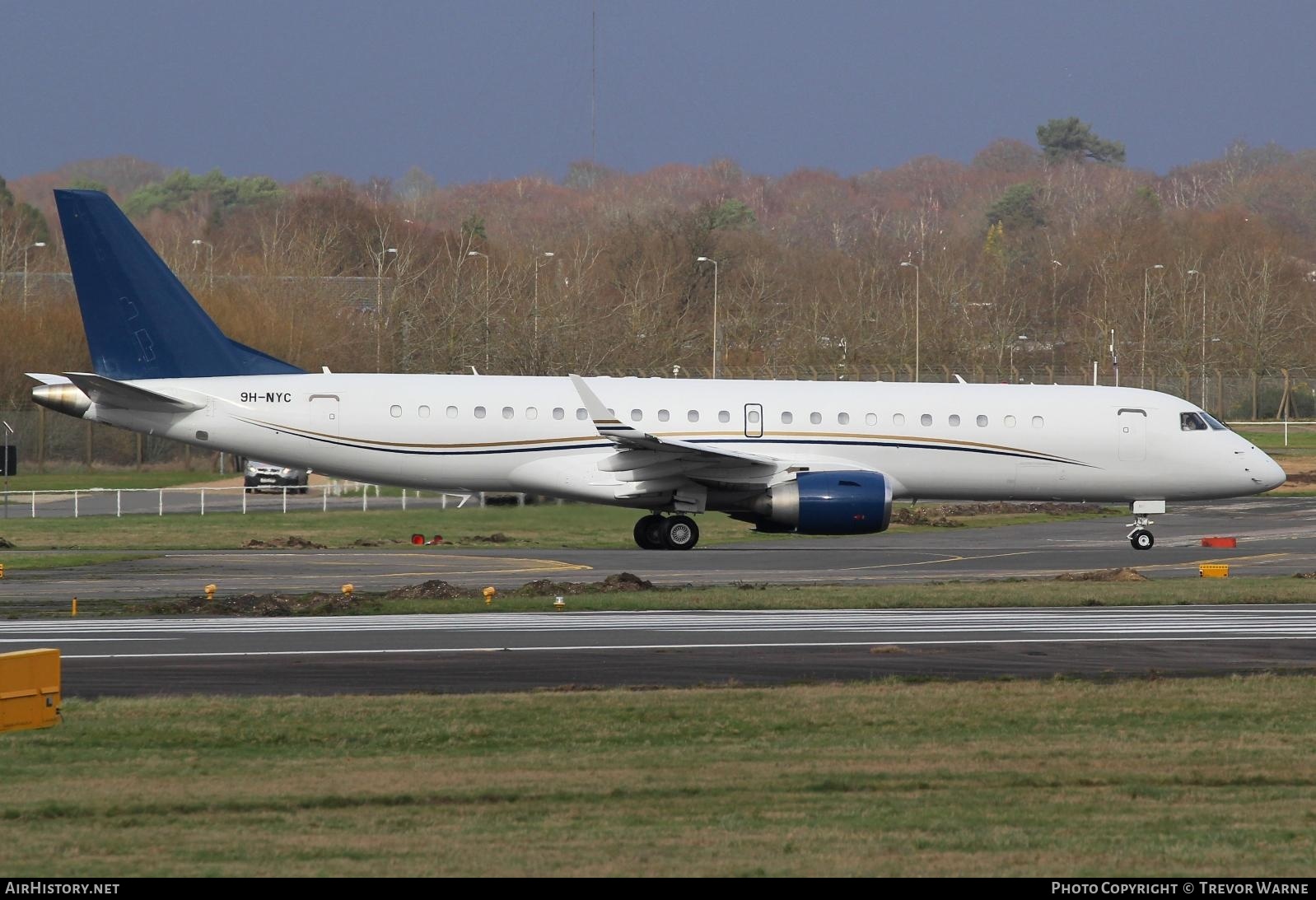 Aircraft Photo of 9H-NYC | Embraer Lineage 1000 (ERJ-190-100ECJ) | AirHistory.net #215144