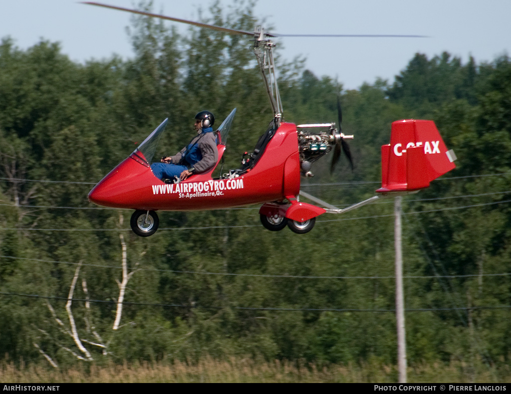 Aircraft Photo of C-GEAX | Autogyro MTO Sport | AirHistory.net #215172