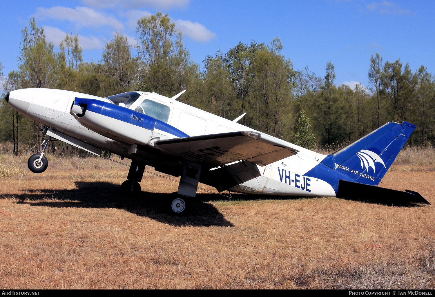 Aircraft Photo of VH-EJE | Piper PA-31-310 Navajo | Wagga Air Centre | AirHistory.net #215207