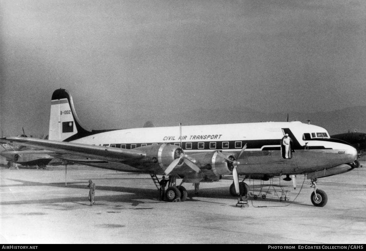 Aircraft Photo of B-1002 | Douglas C-54A Skymaster | Civil Air Transport - CAT | AirHistory.net #215211
