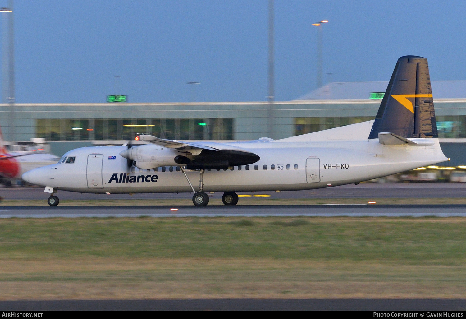 Aircraft Photo of VH-FKO | Fokker 50 | Alliance Airlines | AirHistory.net #215238