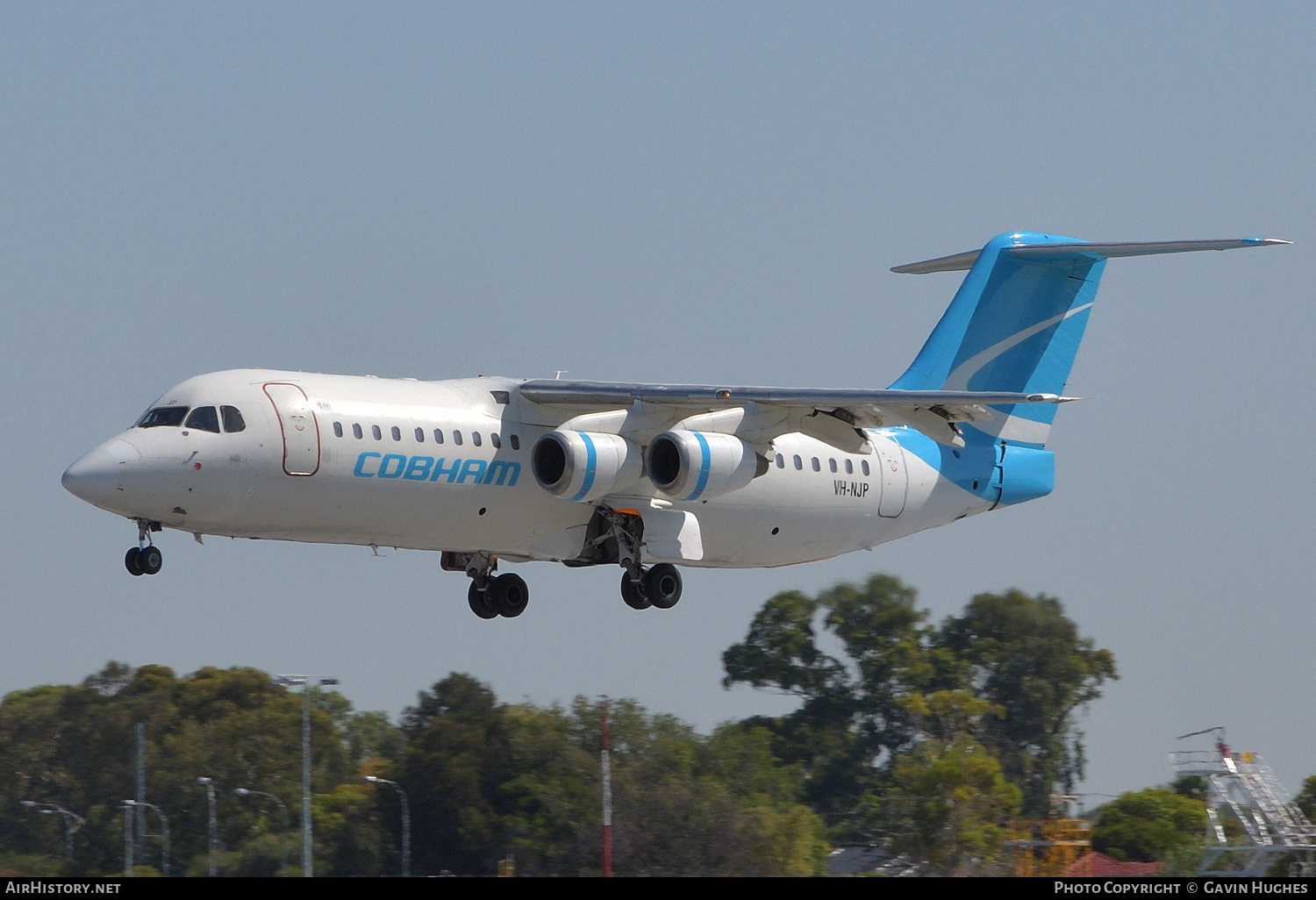Aircraft Photo of VH-NJP | British Aerospace Avro 146-RJ100 | Cobham Aviation Services | AirHistory.net #215239