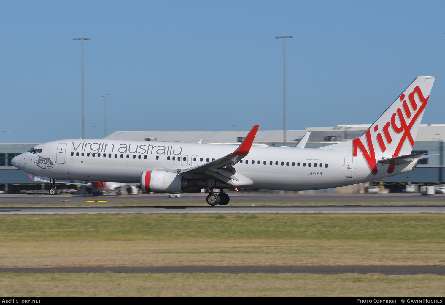 Aircraft Photo of VH-YFN | Boeing 737-8FE | Virgin Australia Airlines | AirHistory.net #215255