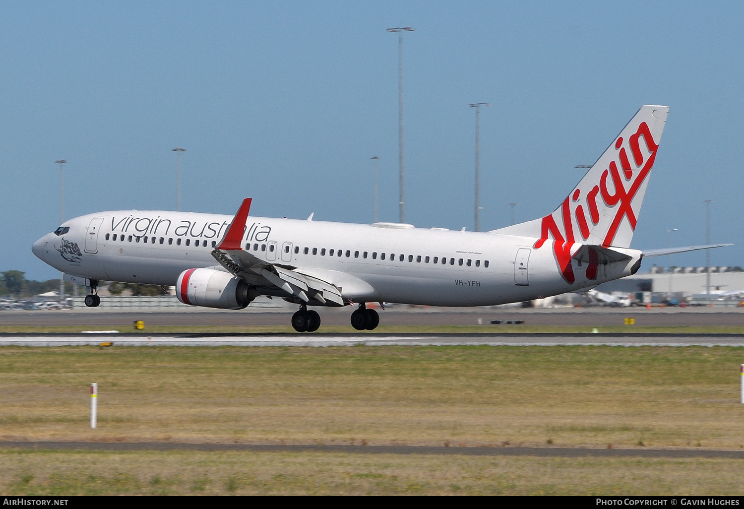 Aircraft Photo of VH-YFH | Boeing 737-8FE | Virgin Australia Airlines | AirHistory.net #215260
