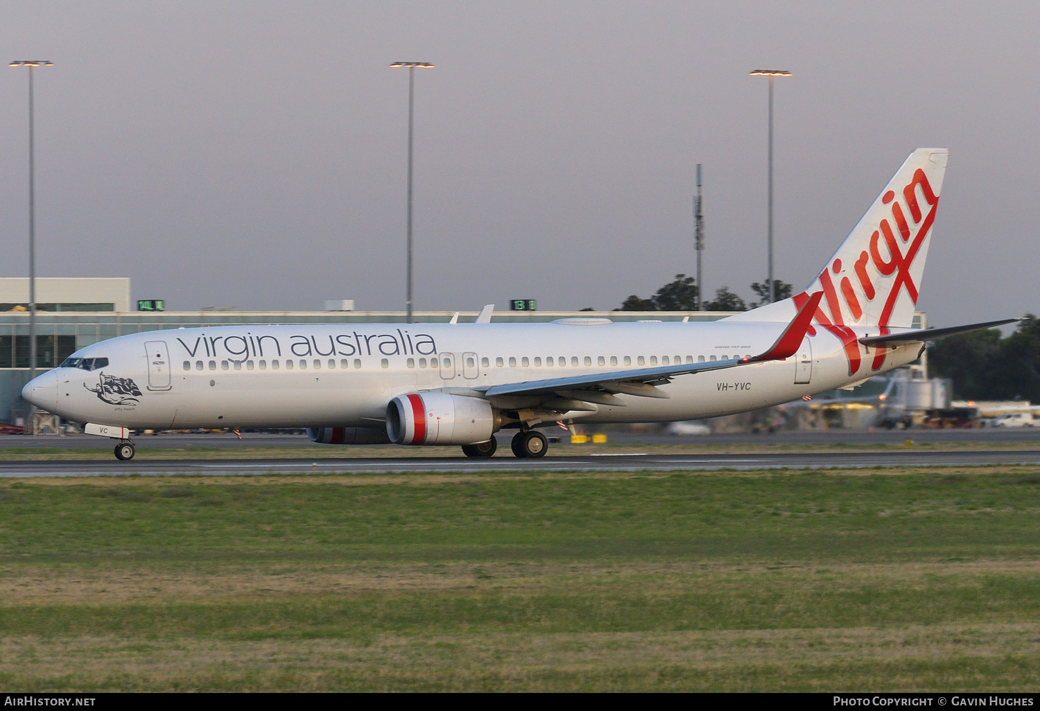 Aircraft Photo of VH-YVC | Boeing 737-8FE | Virgin Australia Airlines | AirHistory.net #215276