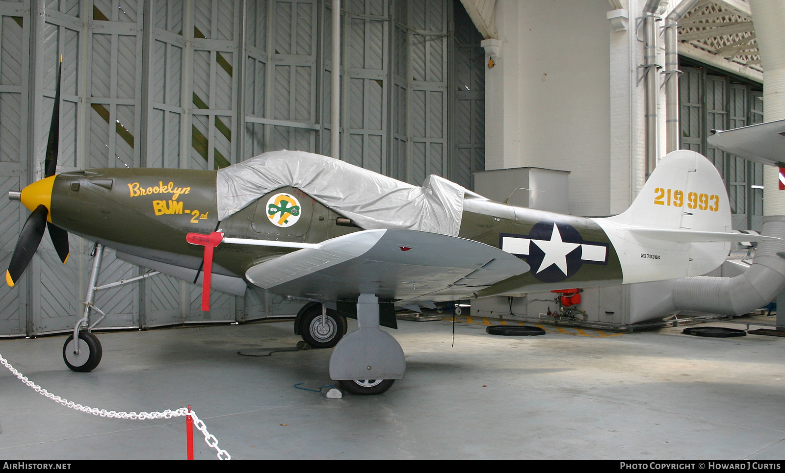 Aircraft Photo of N793QG / NX793QG / 219993 | Bell P-39Q Airacobra | USA - Air Force | AirHistory.net #215293