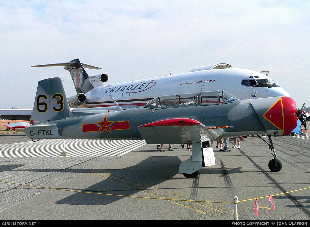 Aircraft Photo of C-FTKL | Nanchang CJ-6A | China - Air Force | AirHistory.net #215329