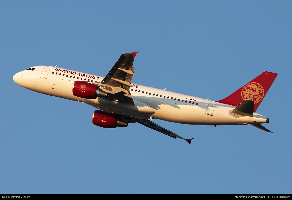 Aircraft Photo of B-9978 | Airbus A320-214 | Juneyao Airlines | AirHistory.net #215332