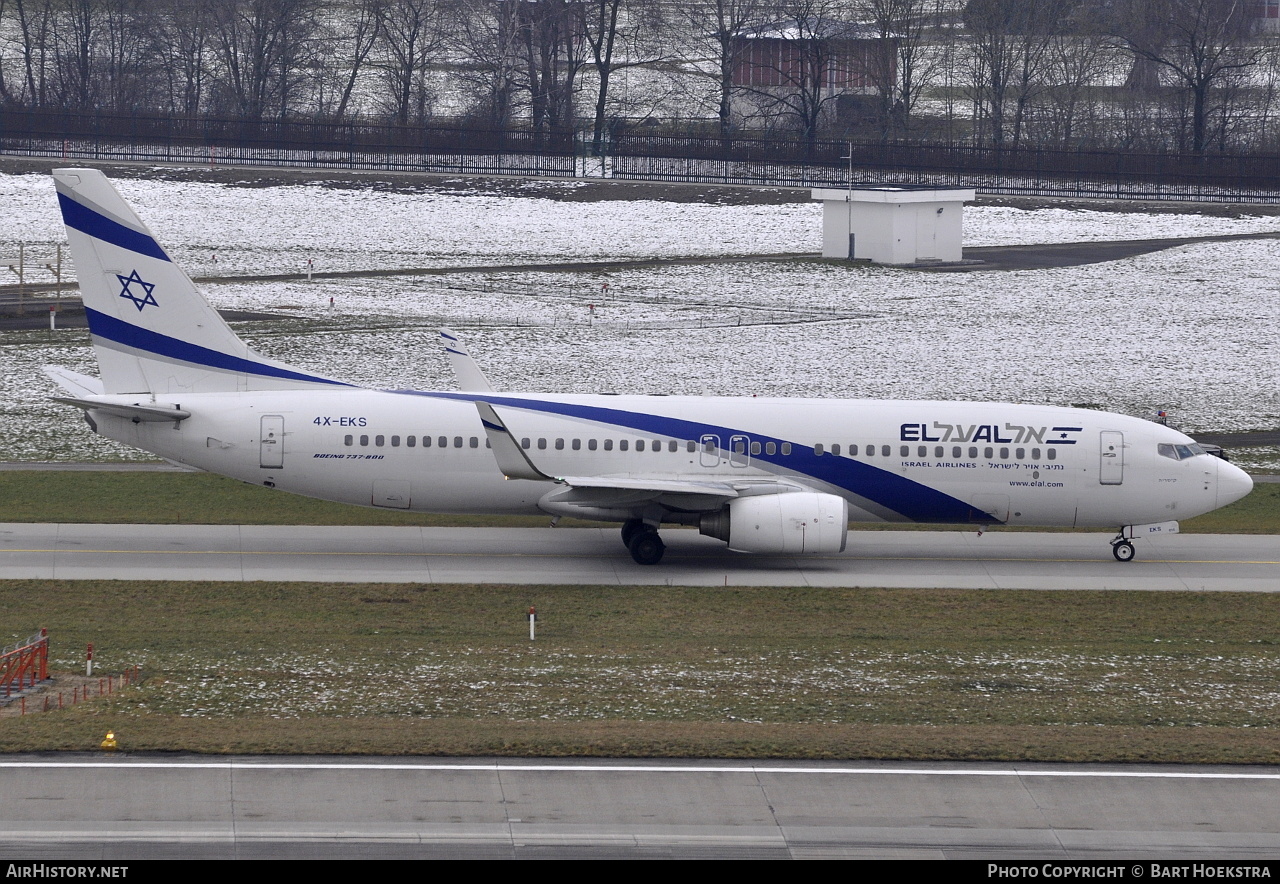 Aircraft Photo of 4X-EKS | Boeing 737-8HX | El Al Israel Airlines | AirHistory.net #215351