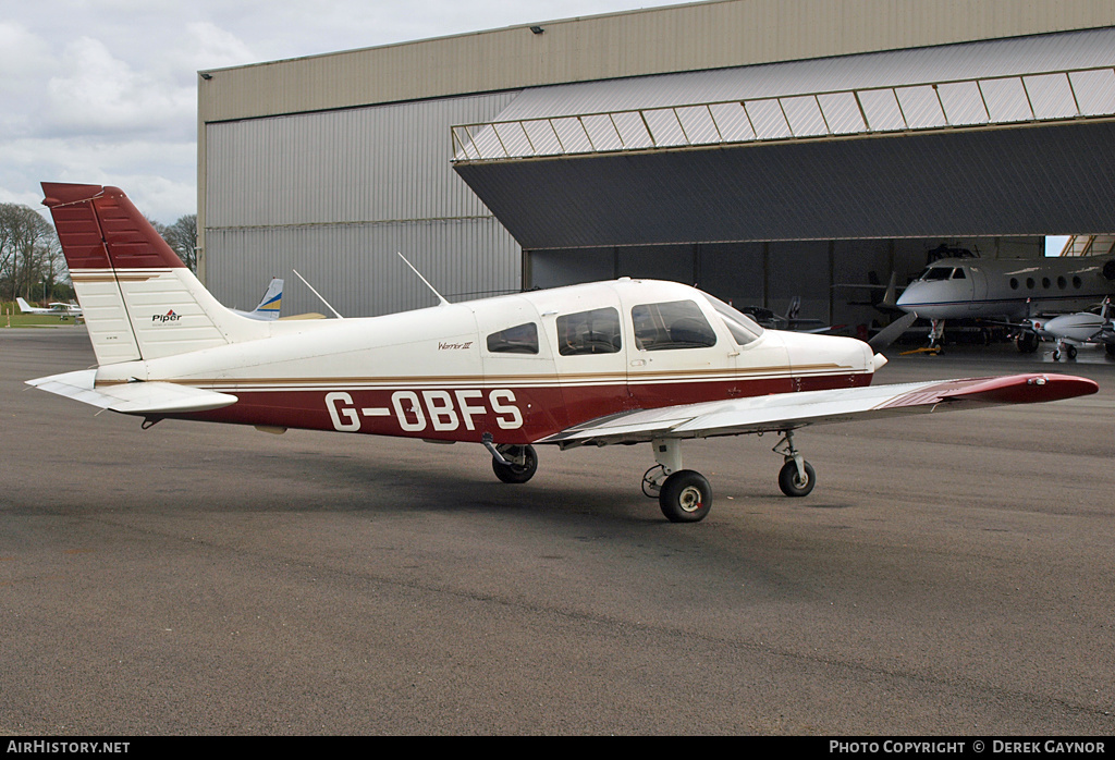 Aircraft Photo of G-OBFS | Piper PA-28-161 Warrior III | AirHistory.net #215359