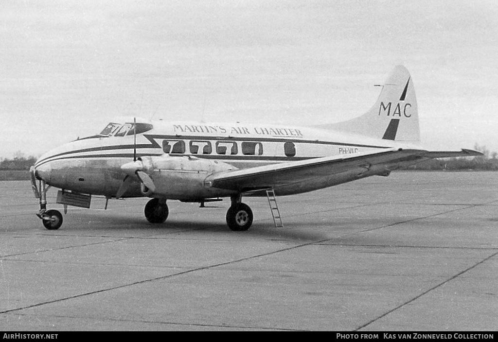Aircraft Photo of PH-VLC | De Havilland D.H. 104 Dove 6 | Martin's Air Charter - MAC | AirHistory.net #215369