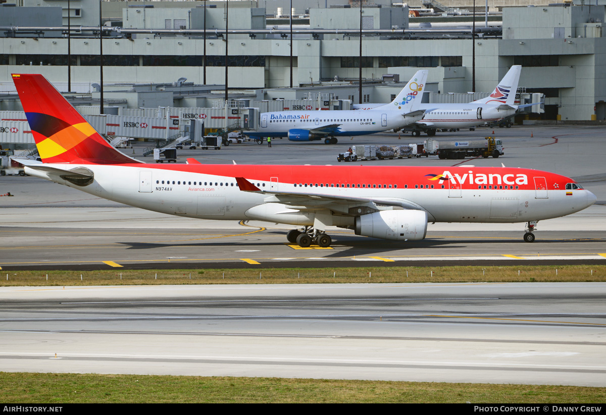 Aircraft Photo of N974AV | Airbus A330-243 | Avianca | AirHistory.net #215395