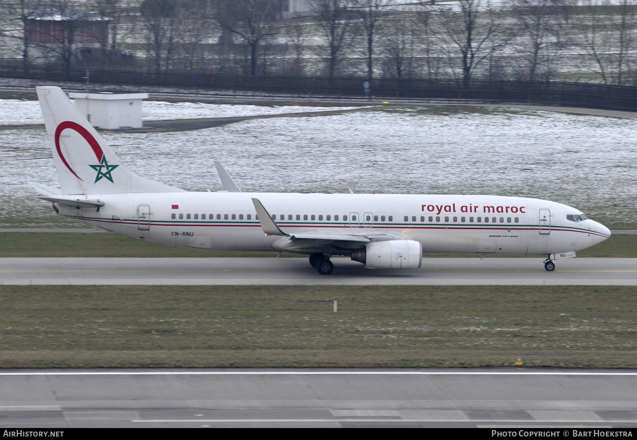 Aircraft Photo of CN-RNU | Boeing 737-8B6 | Royal Air Maroc - RAM | AirHistory.net #215402