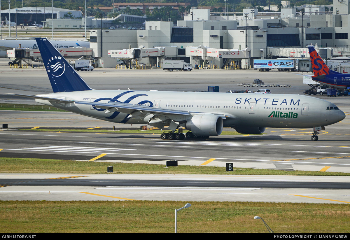 Aircraft Photo of EI-DDH | Boeing 777-243/ER | Alitalia | AirHistory.net #215404