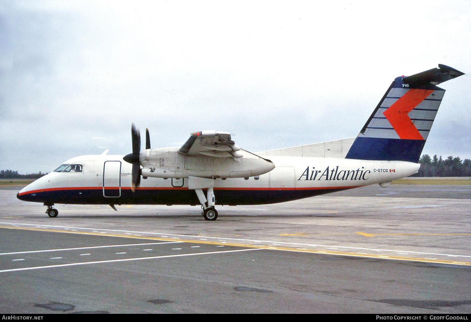 Aircraft Photo of C-GTCO | De Havilland Canada DHC-8-102 Dash 8 | Air Atlantic | AirHistory.net #215480