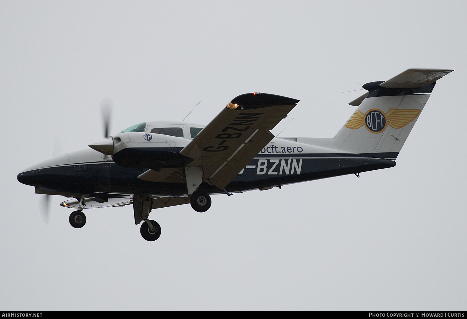 Aircraft Photo of G-BZNN | Beech 76 Duchess | Bournemouth Commercial Flight Training - BCFT | AirHistory.net #215484