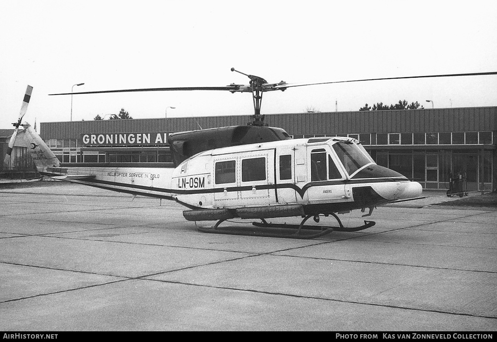 Aircraft Photo of LN-OSM | Bell 212 Twin Two-Twelve | Helikopter Service | AirHistory.net #215492