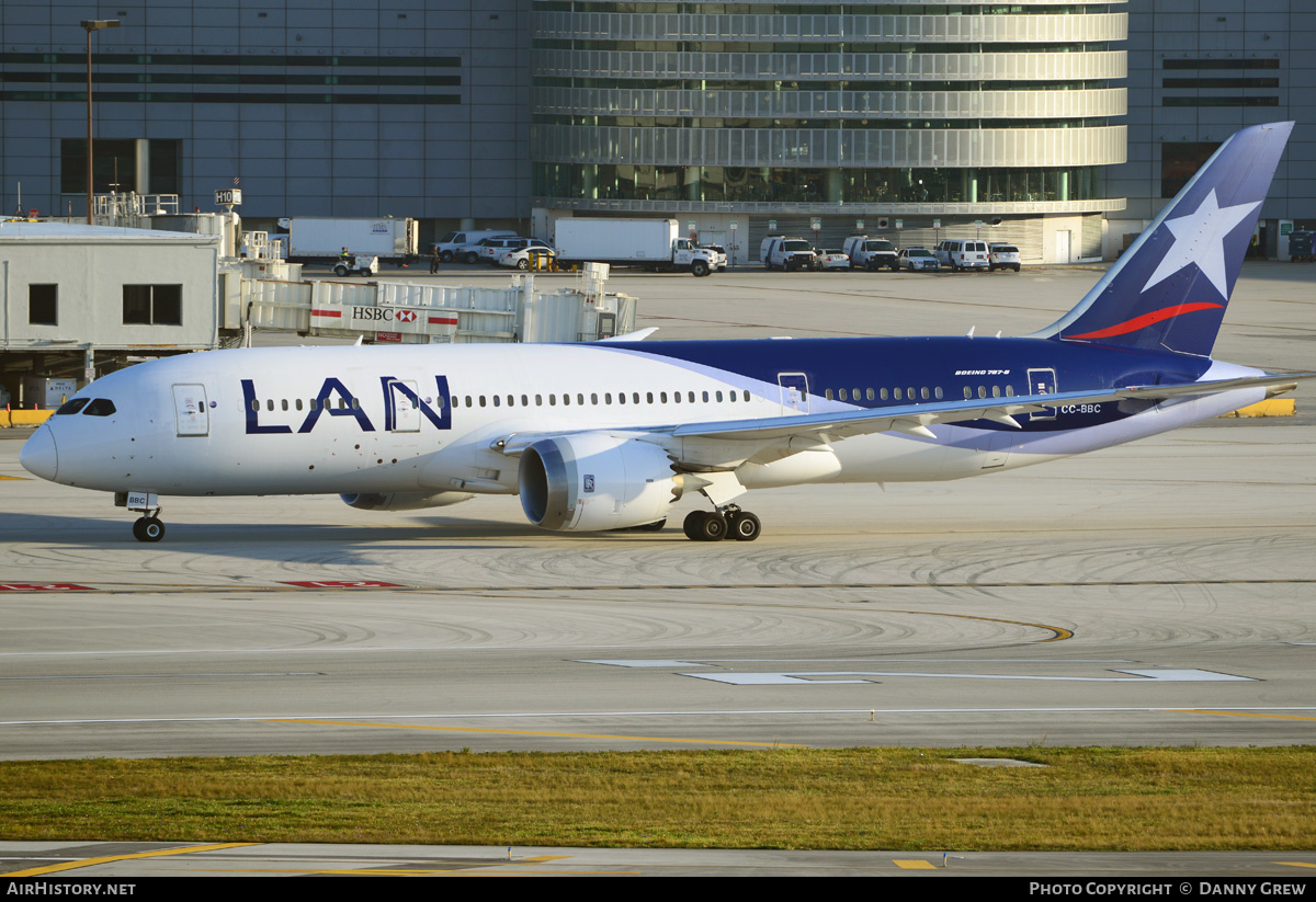 Aircraft Photo of CC-BBC | Boeing 787-8 Dreamliner | LAN Airlines - Línea Aérea Nacional | AirHistory.net #215499
