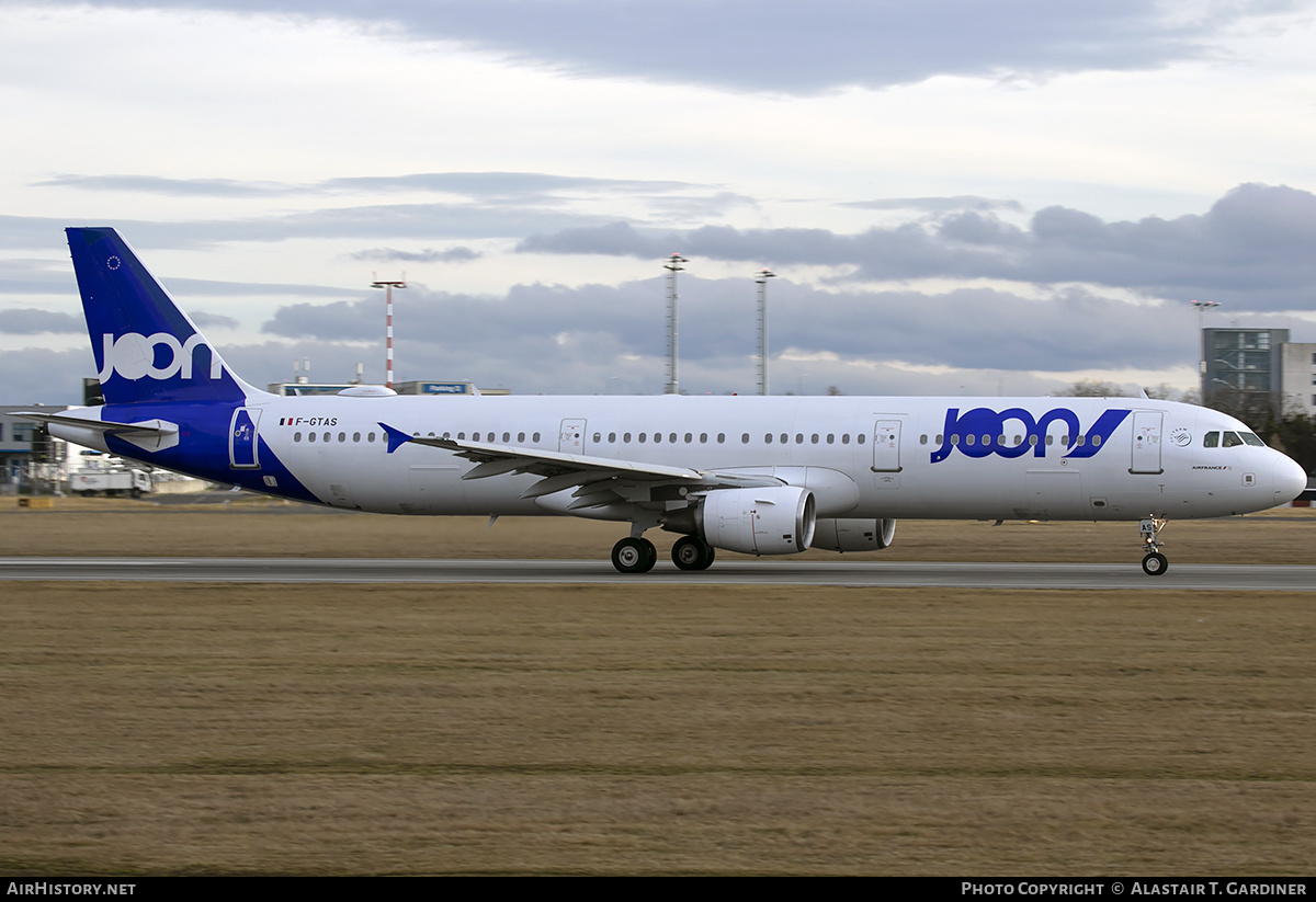 Aircraft Photo of F-GTAS | Airbus A321-212 | Joon | AirHistory.net #215500
