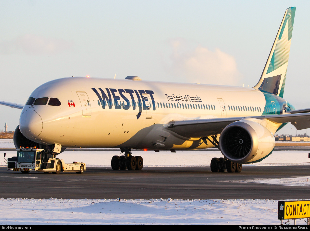 Aircraft Photo of C-GUDO | Boeing 787-9 Dreamliner | WestJet | AirHistory.net #215510