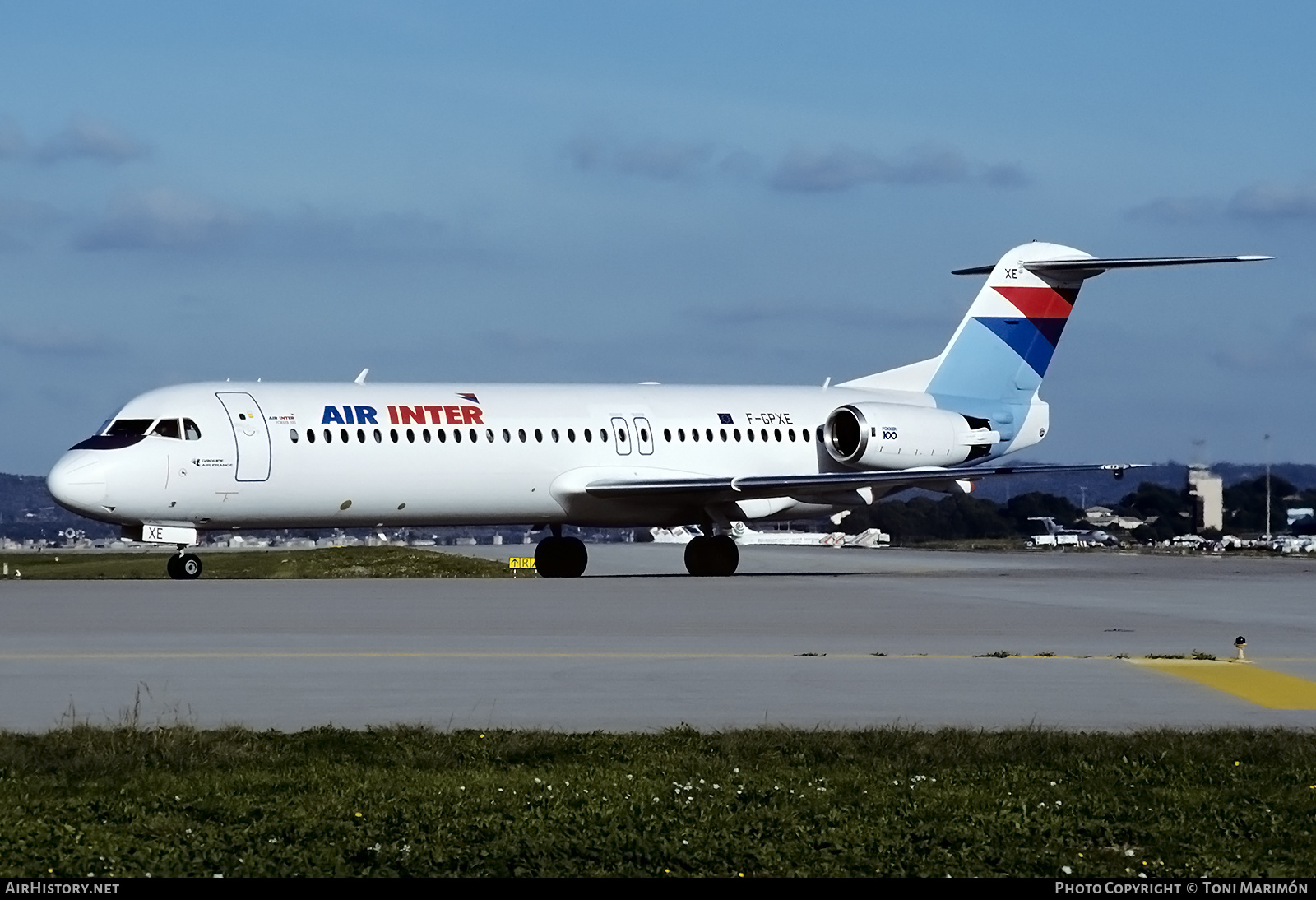 Aircraft Photo of F-GPXE | Fokker 100 (F28-0100) | Air Inter | AirHistory.net #215524