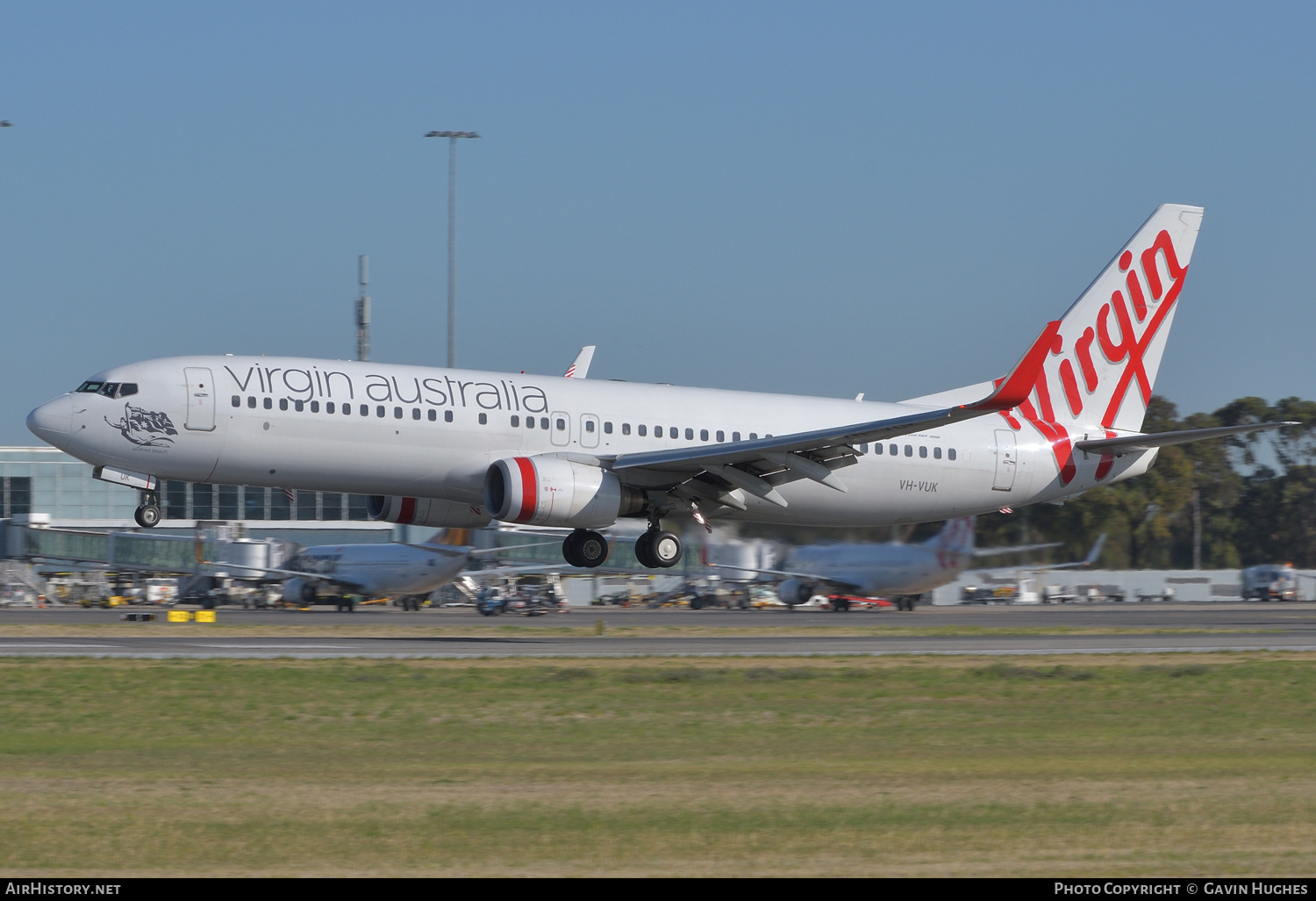 Aircraft Photo of VH-VUK | Boeing 737-8FE | Virgin Australia Airlines | AirHistory.net #215536