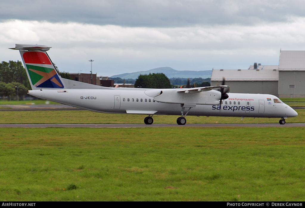 Aircraft Photo of G-JECU | Bombardier DHC-8-402 Dash 8 | South African Express Airways - SA Express | AirHistory.net #215541