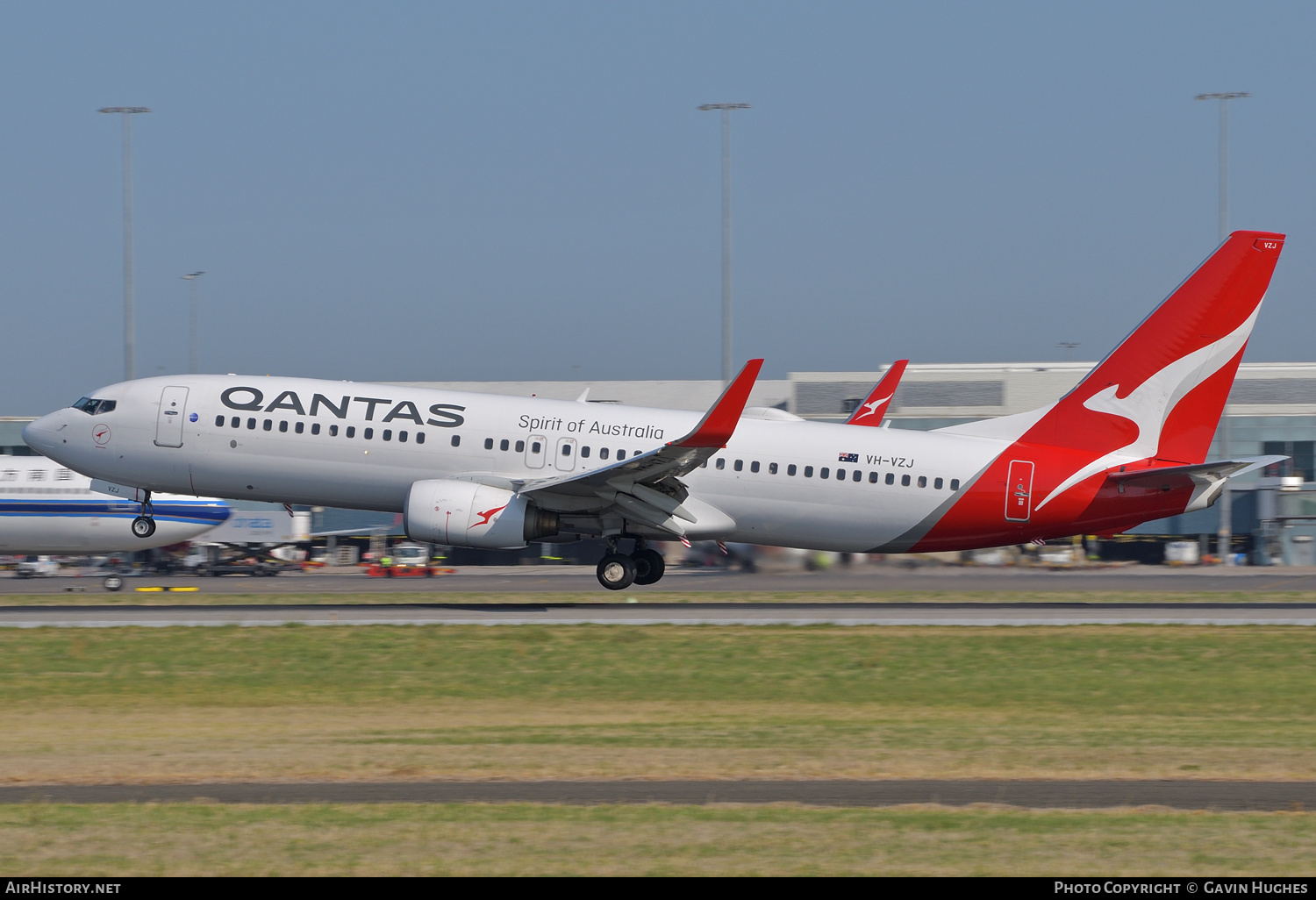 Aircraft Photo of VH-VZJ | Boeing 737-838 | Qantas | AirHistory.net #215544