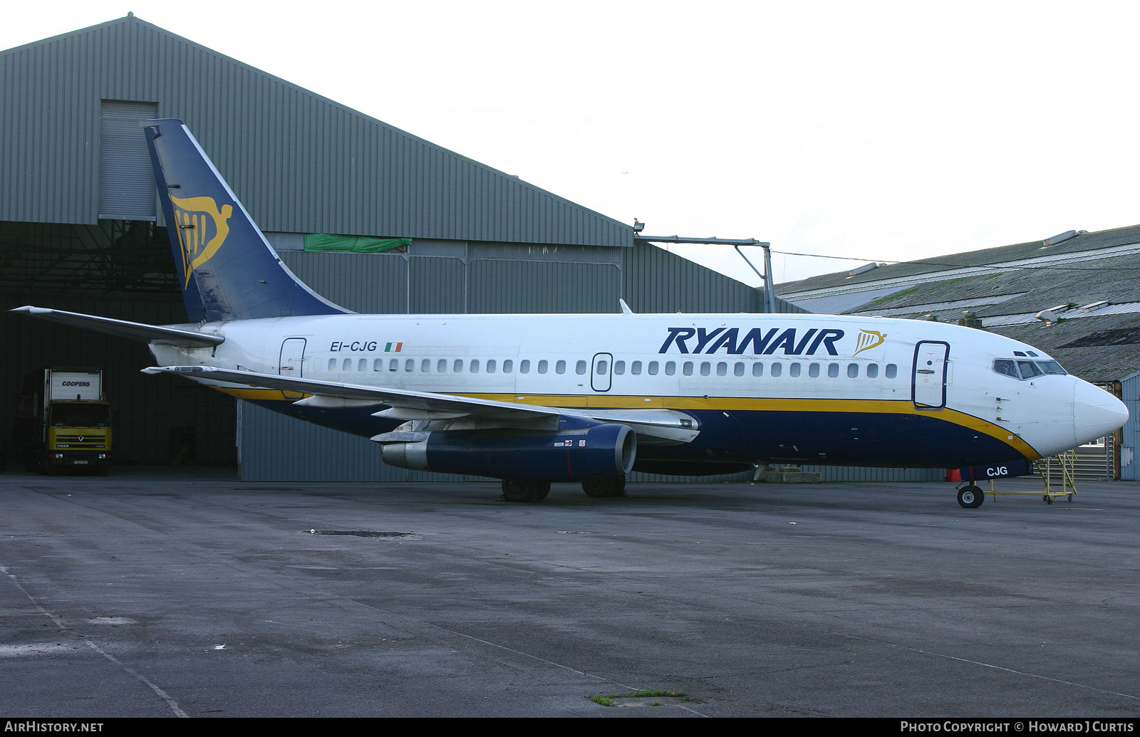Aircraft Photo of EI-CJG | Boeing 737-204/Adv | Ryanair | AirHistory.net #215569