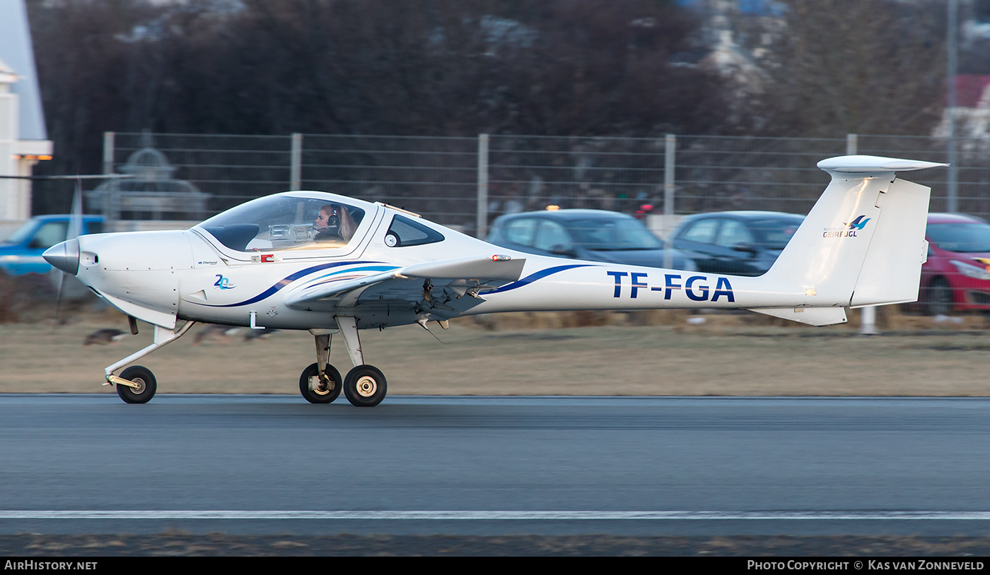 Aircraft Photo of TF-FGA | Diamond DA20C-1 Eclipse | Flugfélagið Geirfugl | AirHistory.net #215572