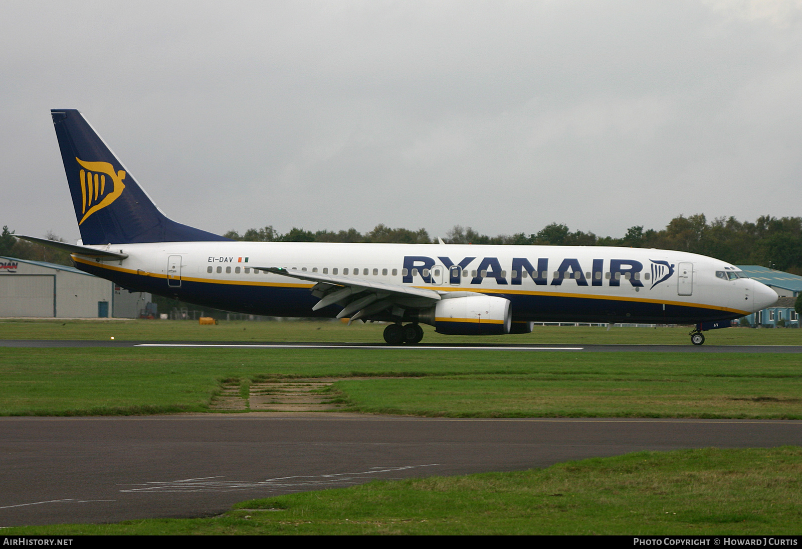 Aircraft Photo of EI-DAV | Boeing 737-8AS | Ryanair | AirHistory.net #215576