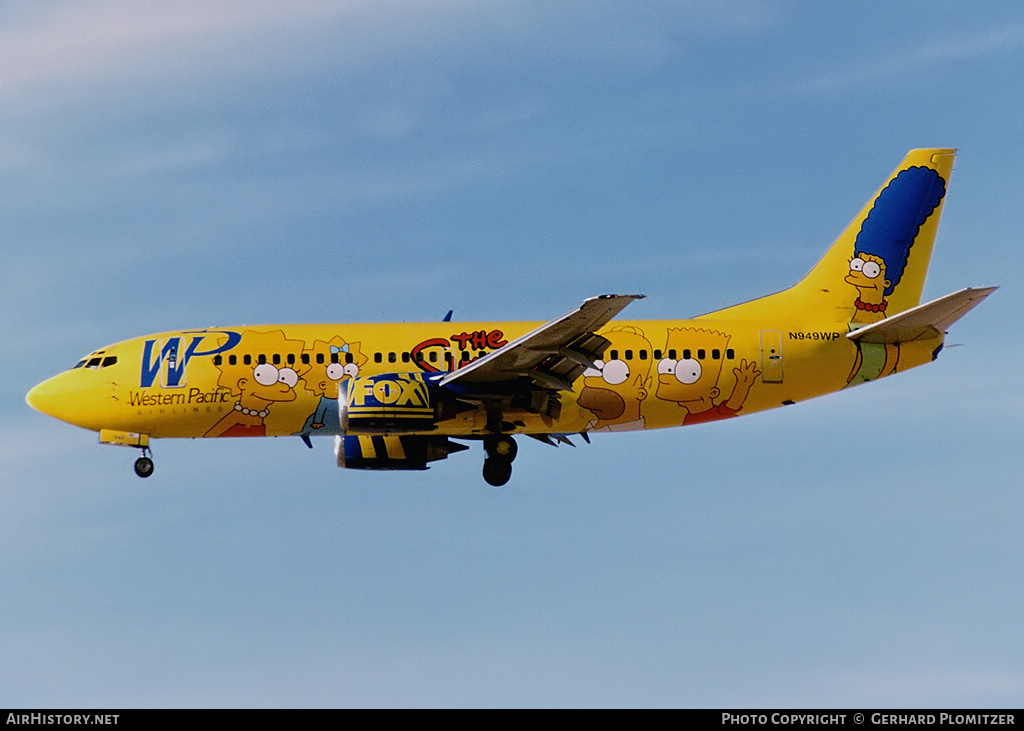 Aircraft Photo of N949WP | Boeing 737-301 | Western Pacific Airlines | AirHistory.net #215613
