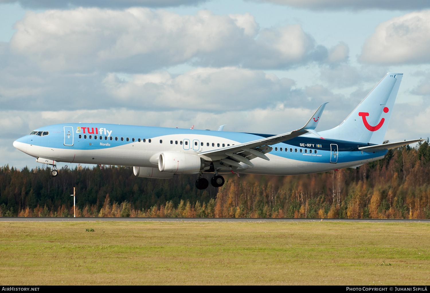 Aircraft Photo of SE-RFY | Boeing 737-8K5 | TUIfly Nordic | AirHistory.net #215697