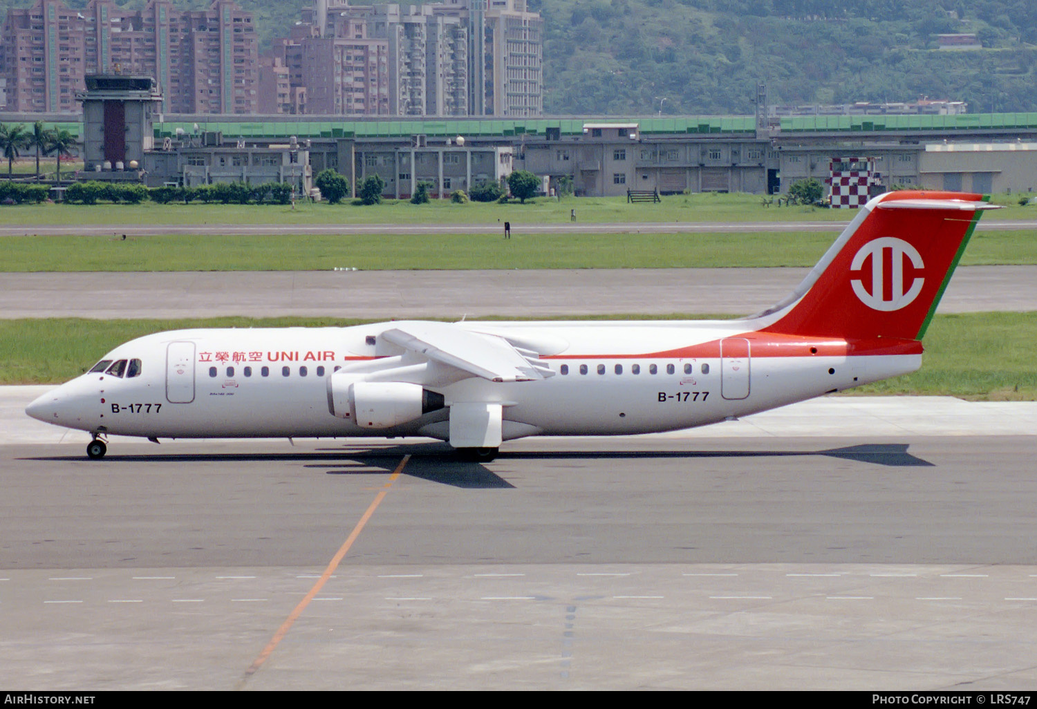 Aircraft Photo of B-1777 | British Aerospace BAe-146-300 | UNI Air | AirHistory.net #215726