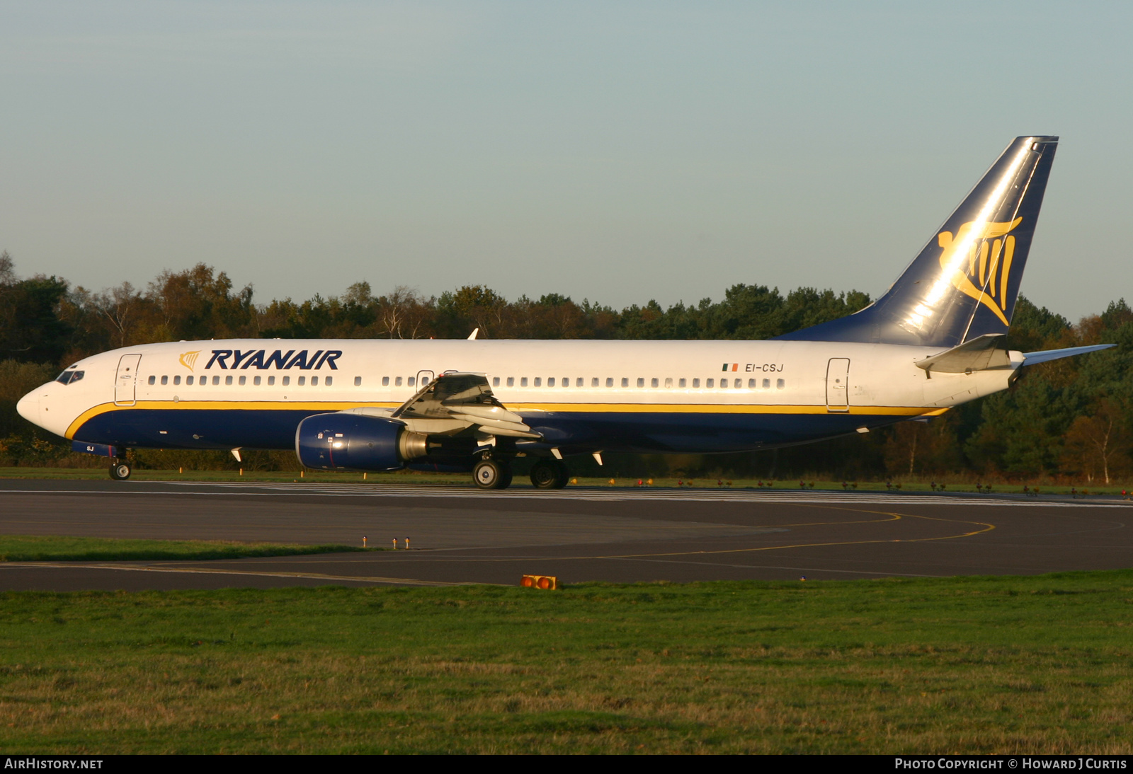 Aircraft Photo of EI-CSJ | Boeing 737-8AS | Ryanair | AirHistory.net #215730