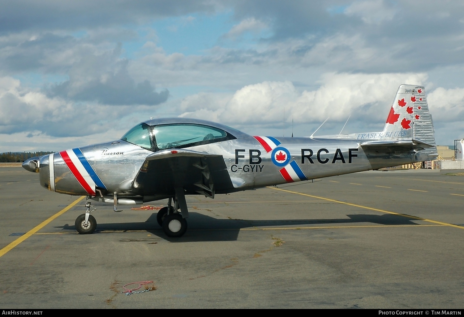 Aircraft Photo of C-GYIY | North American Navion (NA-145) | Fraser Blues Formation Team | Canada - Air Force | AirHistory.net #215767