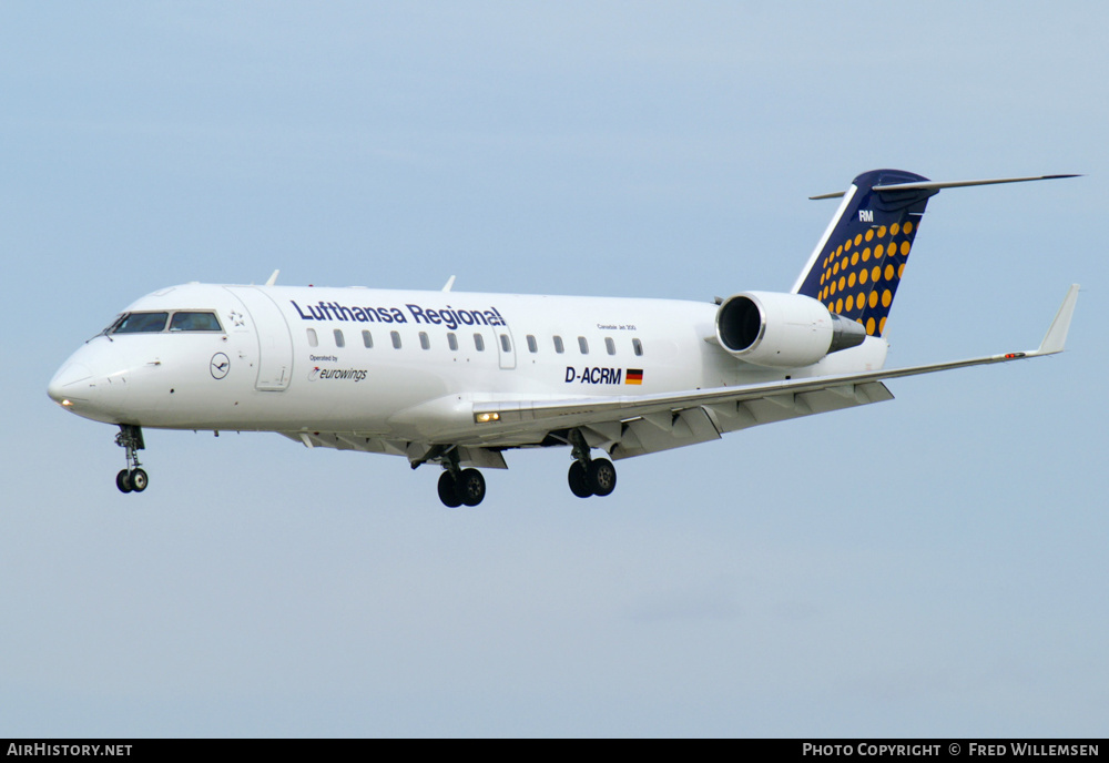 Aircraft Photo of D-ACRM | Bombardier CRJ-200LR (CL-600-2B19) | Lufthansa Regional | AirHistory.net #215797