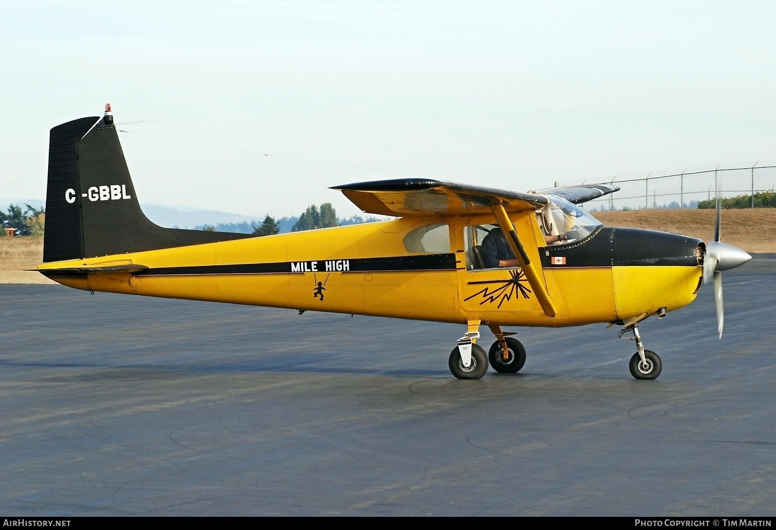 Aircraft Photo of C-GBBL | Cessna 182B | Mile High Parachuting | AirHistory.net #215802