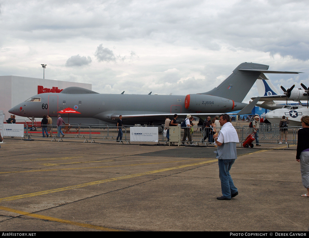 Aircraft Photo of ZJ694 | Bombardier Sentinel R.1 (BD-700-1A10) | UK - Air Force | AirHistory.net #215832