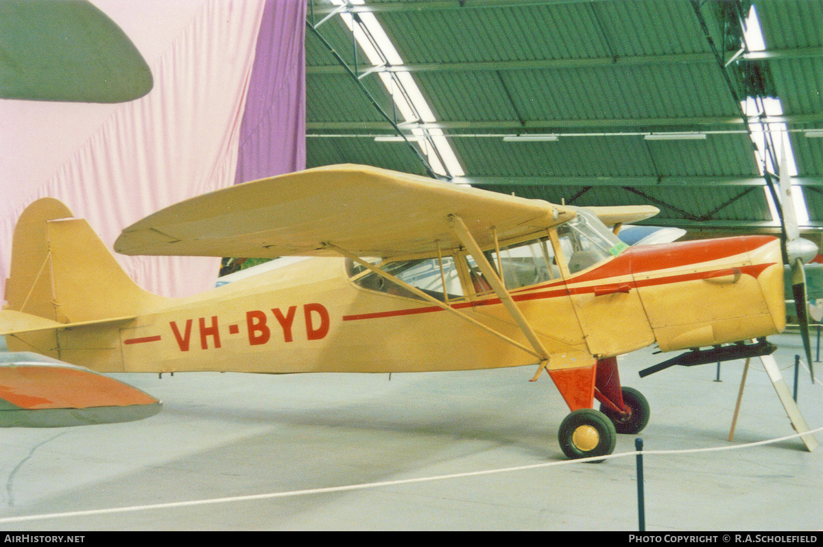 Aircraft Photo of VH-BYD | Auster J-5G Cirrus Autocar | AirHistory.net #215833