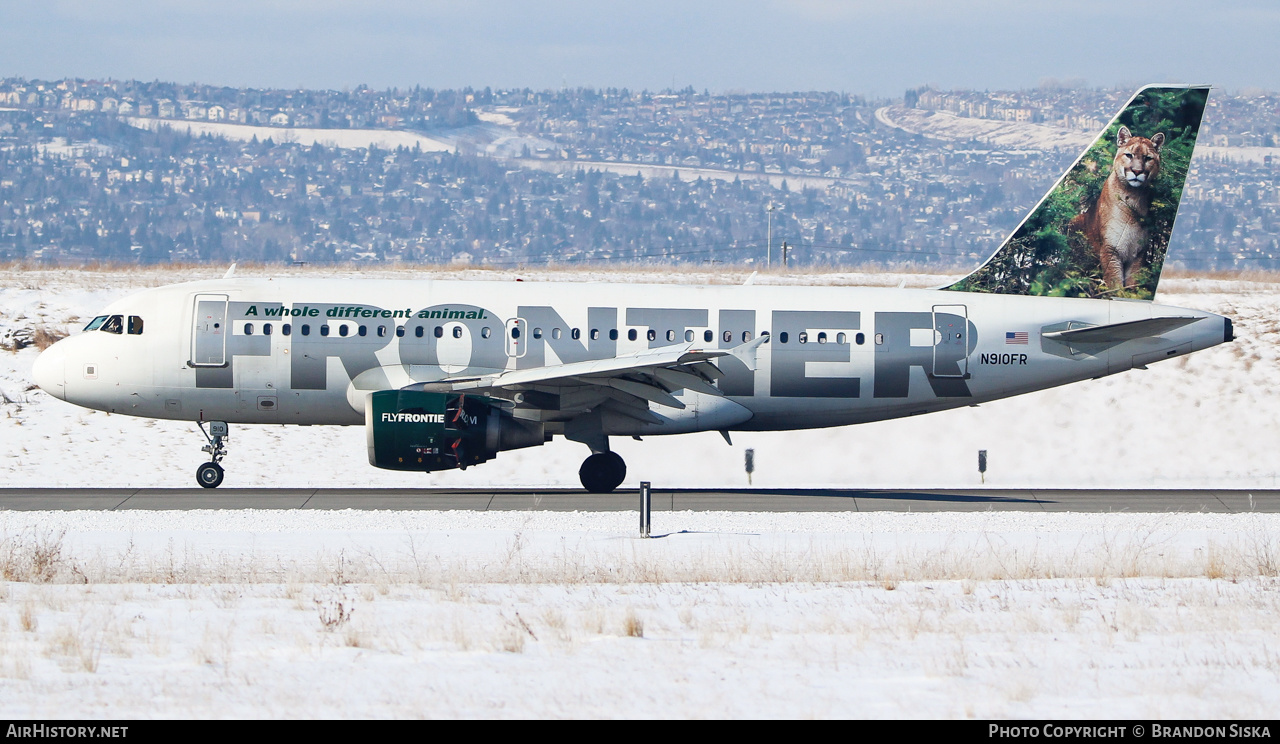 Aircraft Photo of N910FR | Airbus A319-112 | Frontier Airlines | AirHistory.net #215834