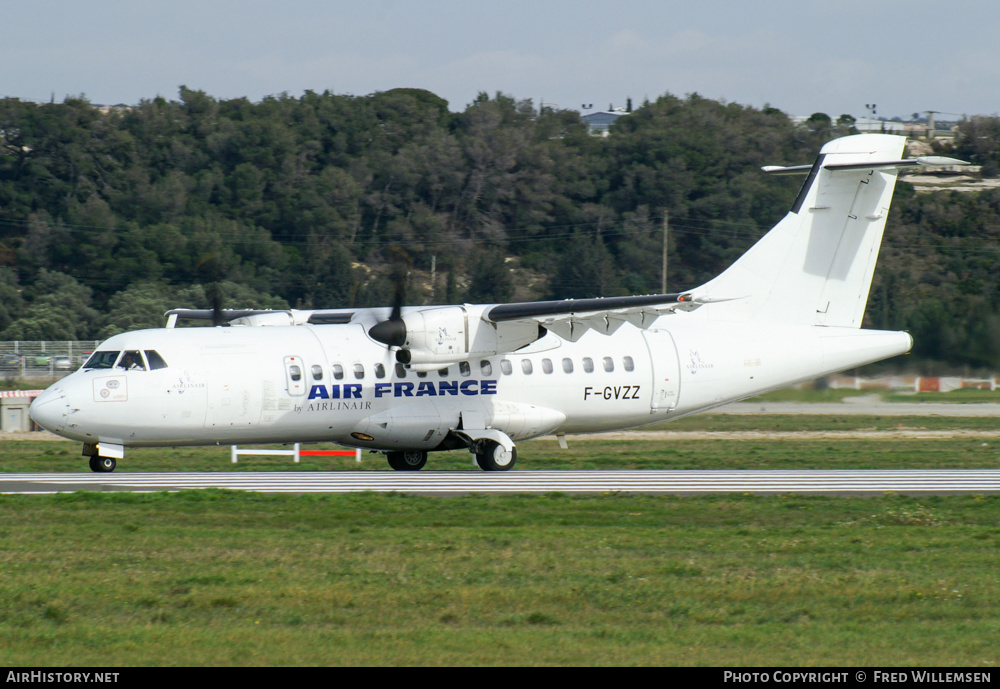 Aircraft Photo of F-GVZZ | ATR ATR-42-300 | Air France | AirHistory.net #215836