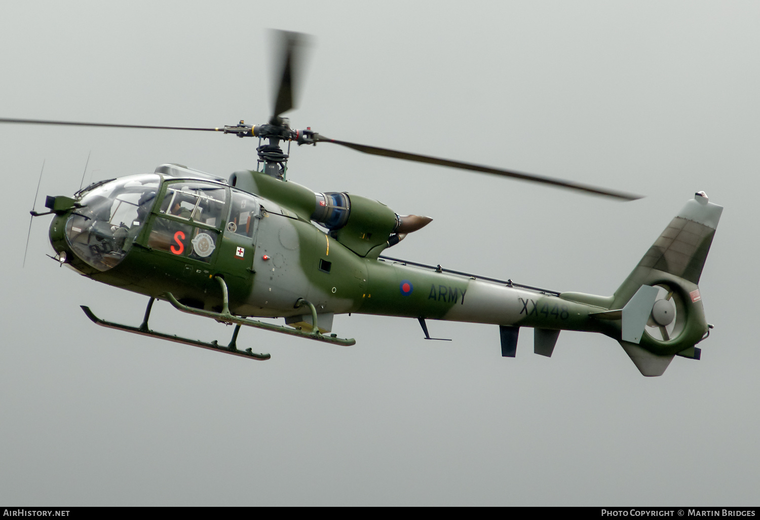 Aircraft Photo of XX448 | Aerospatiale SA-341B Gazelle AH1 | UK - Army | AirHistory.net #215846