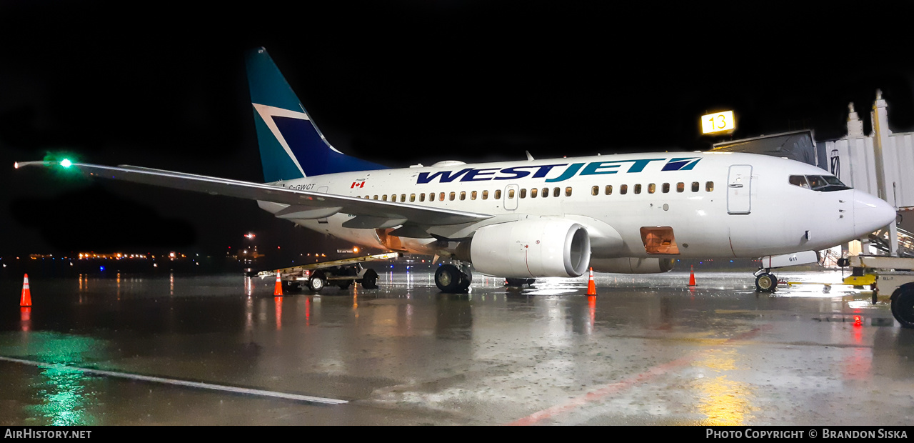 Aircraft Photo of C-GWCT | Boeing 737-6CT | WestJet | AirHistory.net #215887