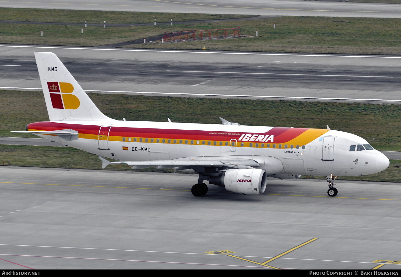Aircraft Photo of EC-KMD | Airbus A319-111 | Iberia | AirHistory.net #215891