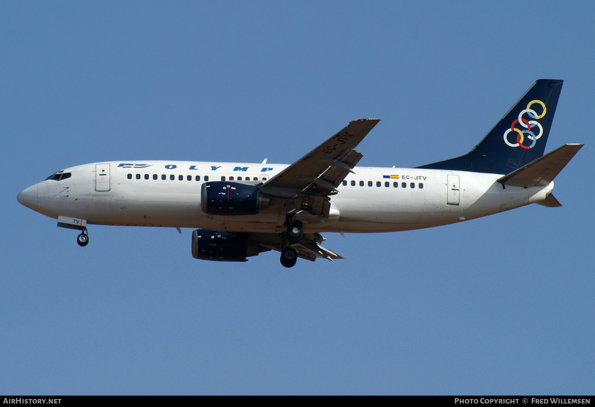 Aircraft Photo of EC-JTV | Boeing 737-33A | Olympic | AirHistory.net #215915